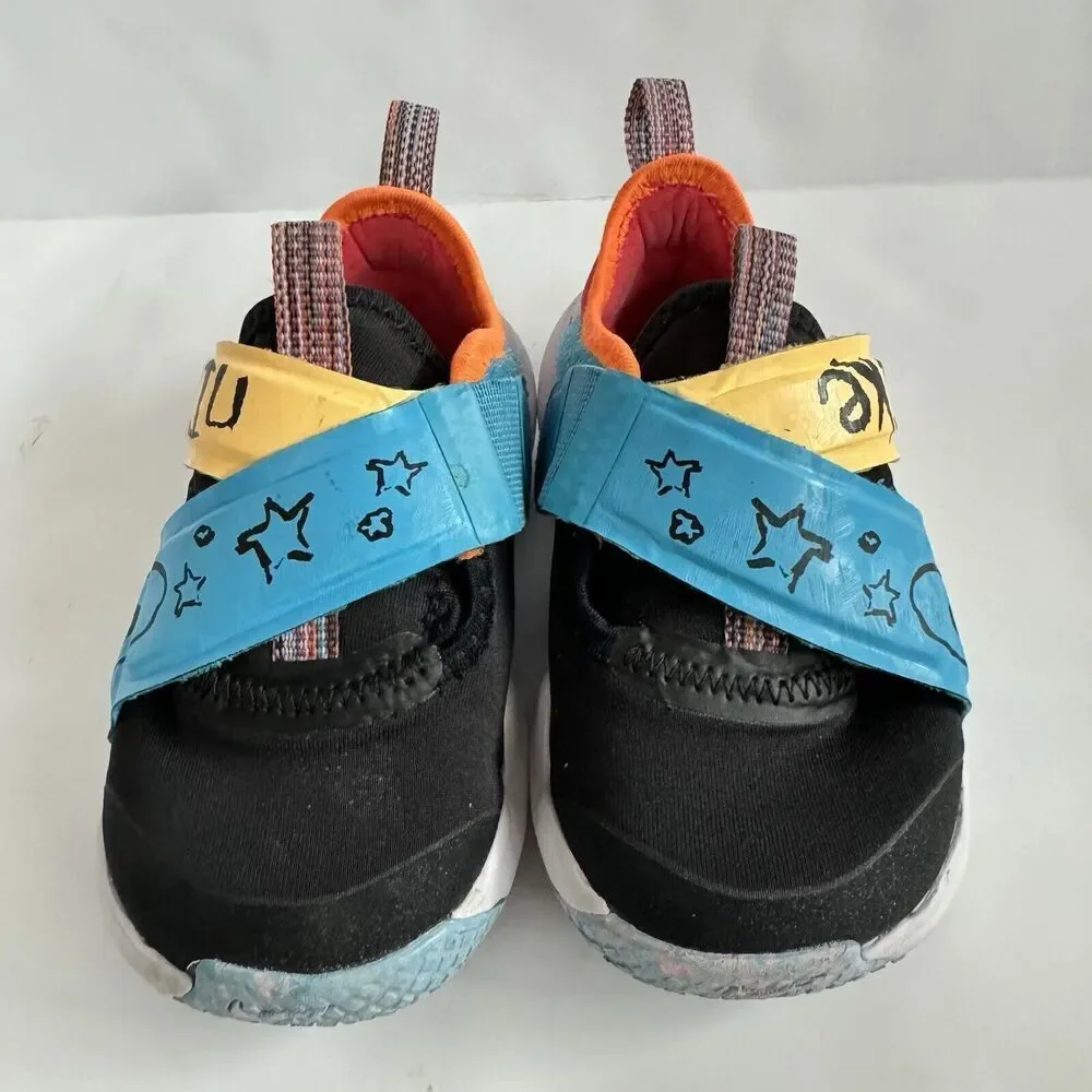 Nike Flex Advance Kids SE TD Doodles Flyease Sz 6c Toddler DZ2801-001